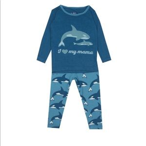 Kicker pants Orca two piece set